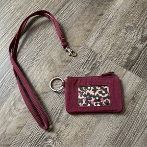 Vera Bradley Pink Wristlet